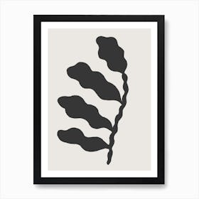 Wibbly Leaf Art Print