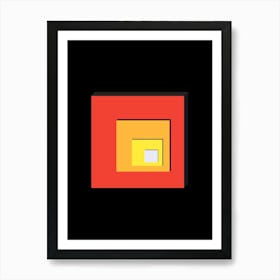 Squares And Rectangles Art Print