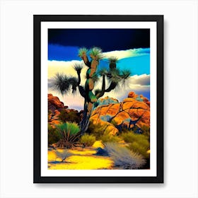 Joshua Tree National Park Nat Viga Style  (8) Art Print