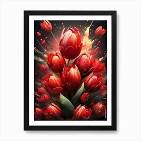 Tulip Power Art Print