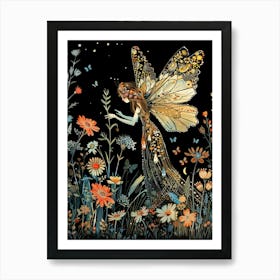 Fairy In The Meadow Art Print