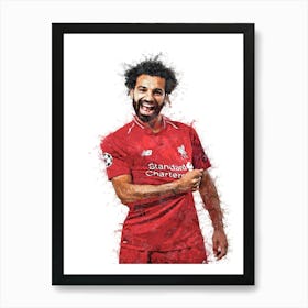 Mohamed Salah 1 Art Print