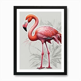 Flamingo 2 Art Print