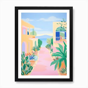 Santa Marinella, Italy Colourful View 4 Art Print