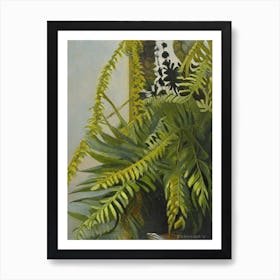 Tripinnatifid Spleenwort Cézanne Style Art Print