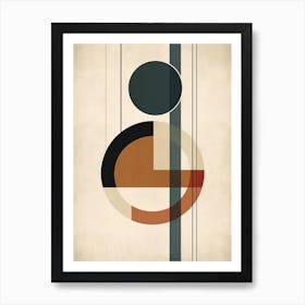 Boho Geometric Minimalism 5 Art Print