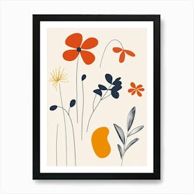 Flowers In The Garden 18 Art Print