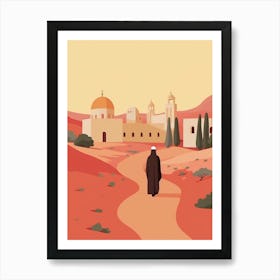 Oman 1 Travel Illustration Art Print