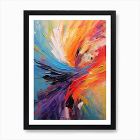 Oil Painting Abstract 3 Art Print