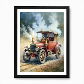 Old Fashioned Car Art Print