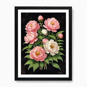 Pink Peonies Art Print