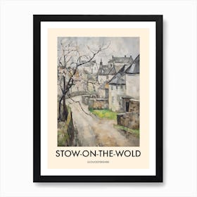 Stow On The Wold (Gloucestershire) Painting 1 Travel Poster Art Print