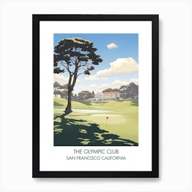 The Olympic Club (Lake Course)   San Francisco California 3 Art Print