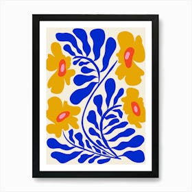 Sapphire Sunshine Garden Art Print