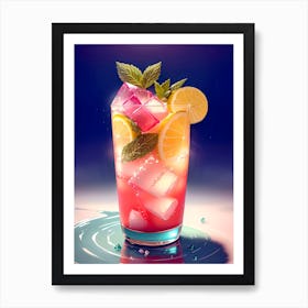 Iced Lemonade 2 Art Print