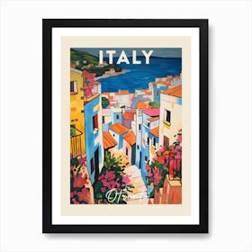 Otranto Italy 4 Fauvist Painting Travel Poster Art Print