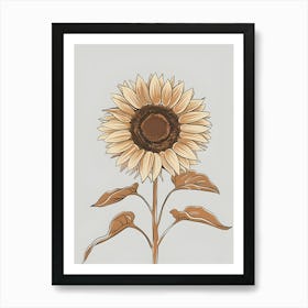 Sunflower 10 Art Print