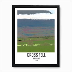 Cross Fell, Pennines, Mountain, Nature, Art, Wall Print Art Print