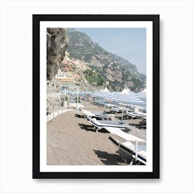 Positano Beach, Italy - Wanderlust Travel Photography Art Print
