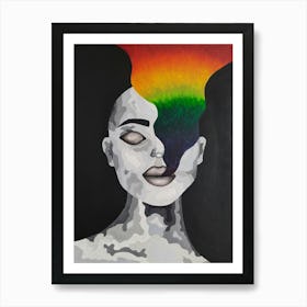 Rainbow Haze 1 Art Print