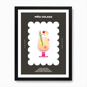 Pina Colada Dark Art Print