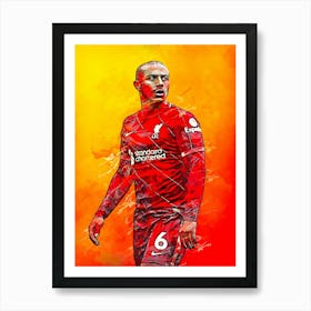 Thiago Alcântara Liverpool Art Print