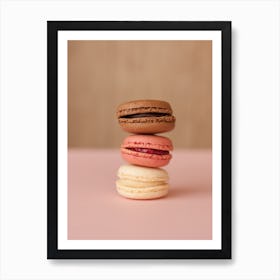 Pastel French Macaroons Art Print