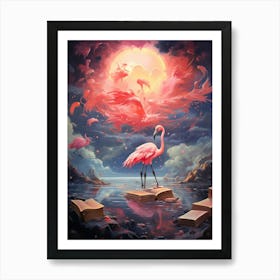 Flamingo Art Print