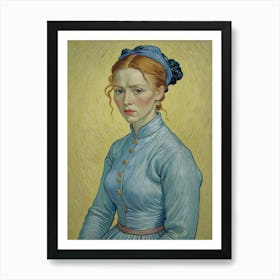 Portrait Of A Young Woman 14 Art Print