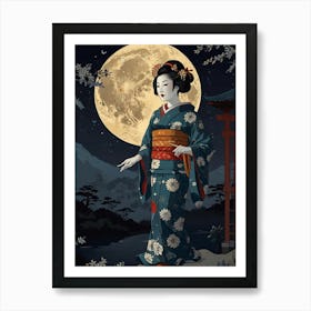 Geisha 12 Art Print