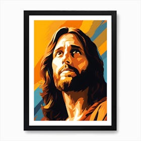 Jesus Christ Pop Art Póster