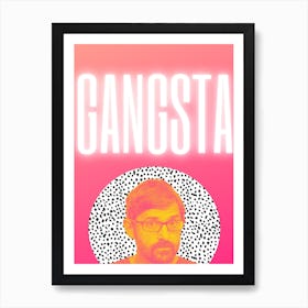 Gangsta Louis Theroux Art Print