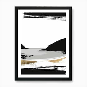 Black And White Painting 10 Art Print