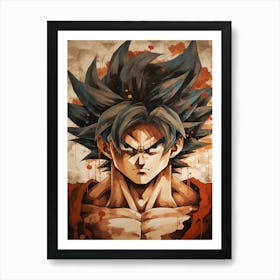 Dragon Ball Z Wallpaper 31 Art Print