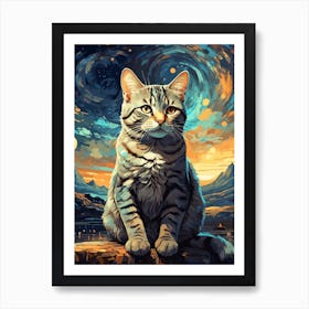 Cat Art 1 Art Print