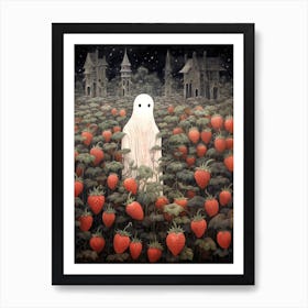 Ghost In The Strawberry Field 5 Art Print