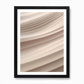 Abstract Wavy Pattern Art Print