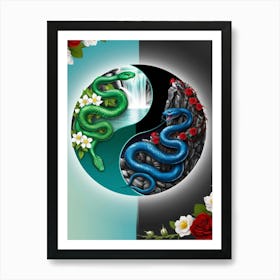 Yin And Yang 2 Art Print