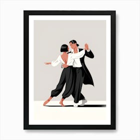 Tango Dancers Art Print