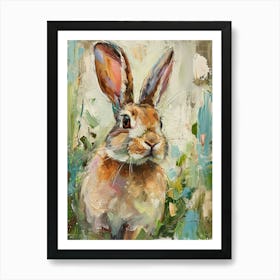 Mini Satan Rabbit Painting 4 Art Print