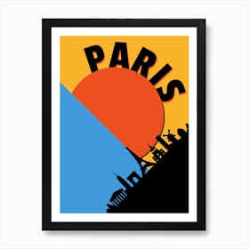 City Lines Paris Art Print