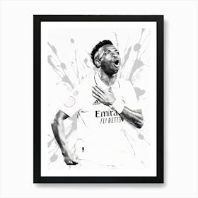 Vinícius Júnior 1 Art Print