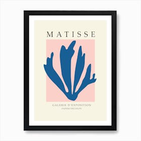 Matisse Galerie D'exposition Papier Decoupe Minimalist artwork 11 Art Print