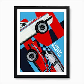 Lancia Martini Art Print