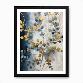 Gold Leaf Tree Art Print