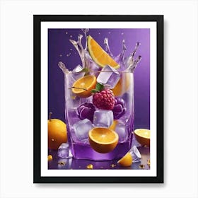 Purple Drink Art Print