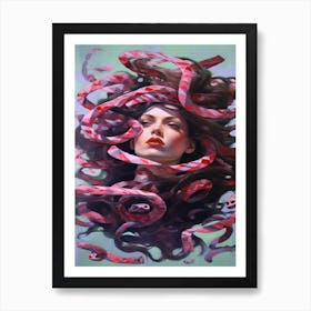 Medusa Surreal Mythical 3 Art Print