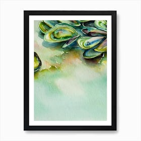 Mussels II Storybook Watercolour Art Print