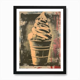 Ice Cream: Fast Food Art Póster