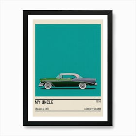 Mon Oncle Car Movie Art Print